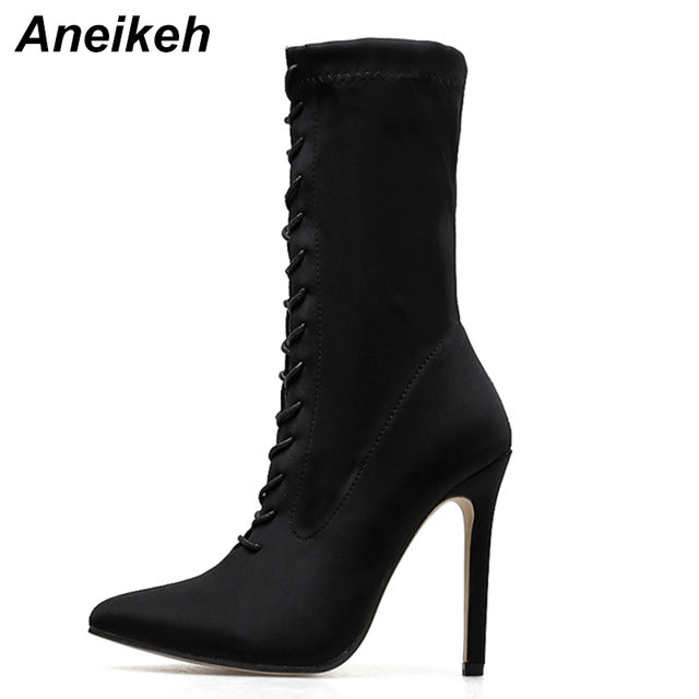 Aneikeh New Boots High Heel