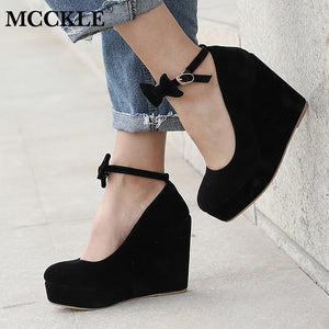 MCCKLE Women High Heels Shoes