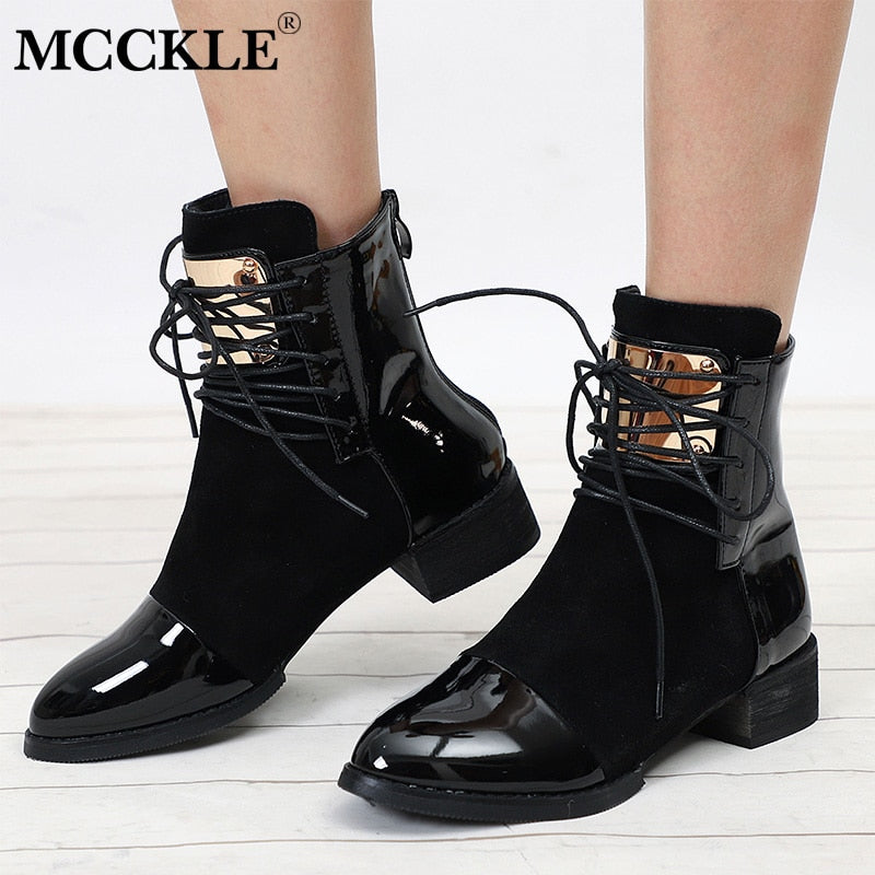 MCCKLE  Metal Short Boot