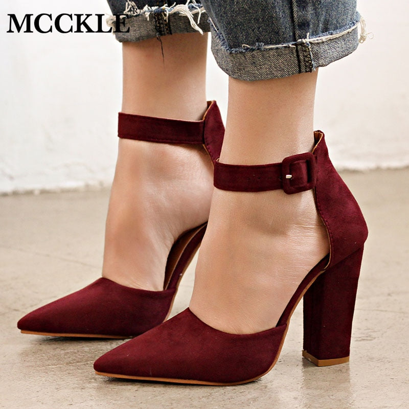 MCCKLE Woman High Heels  Shoes